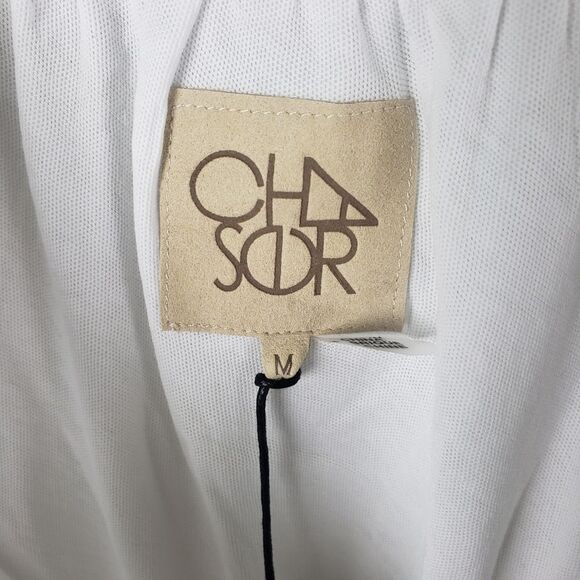 Chaser Women's White Cottagecore Square Neckline with Bell Sleeve Size Medium - Picture 4 of 10